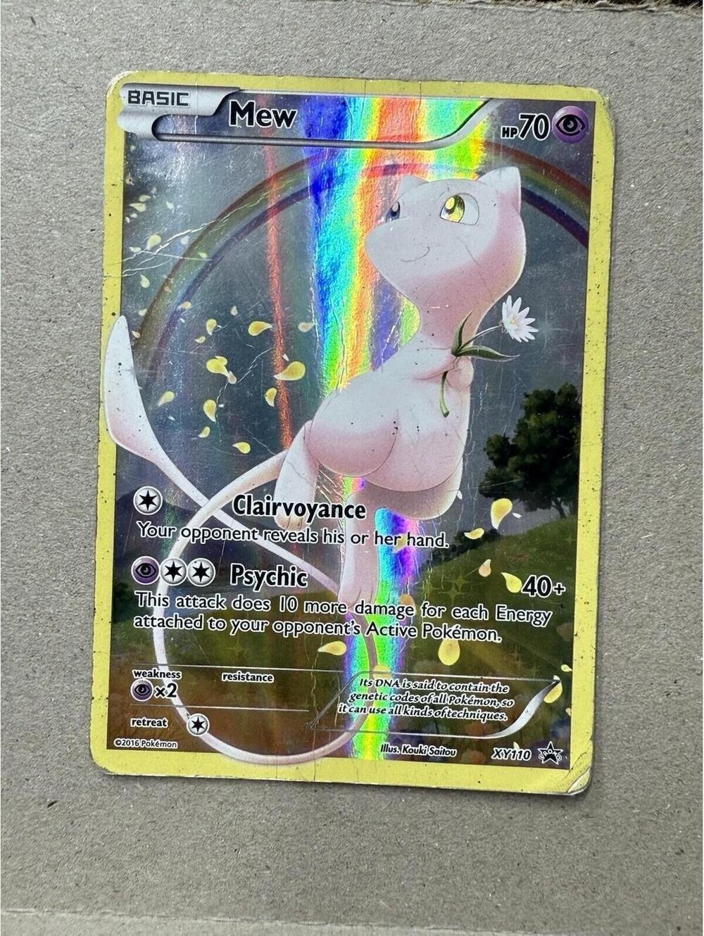 Pokémon TCG Mew XY110 Holo Black Star Promo Full Art